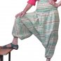 Multi Color Harem Pants Stripes Baggy Genie Trouser Jumpsuit Boho Gypsy Indian