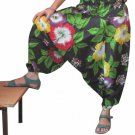 Beautiful Floral Print Harem Pants Baggy Genie Trouser Jumpsuit Boho Gypsy India