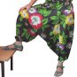 Beautiful Floral Print Harem Pants Baggy Genie Trouser Jumpsuit Boho Gypsy India