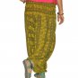 Yellow Color Harem Om Print Pants Baggy Genie Trouser Jumpsuit Boho Gypsy Indian