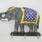 Hand craft Key Holder Wall Hanging Wooden Elephant Designer , 3 key Stand Hanger
