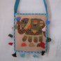 Beautiful Elephant Handicraft Shoulder Hand Bag Indian Jhola Bag Purse Handbag