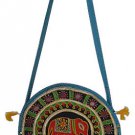 Elephant Handicraft Round Shoulder Hand Bag IndianEmbroidery Women Purse Handbag