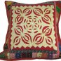 Traditional Cushion Cover Home Decor Patch Work Cotton Pillow Covers 16X16 Throw