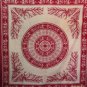 Elephant print Wall Hanging Bed Cover Tapestry Bedspread Horoscope Mandala Art