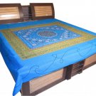 Vintage Bedspread Embroidered Wall Hanging Bed Cover Tapestry Throw coverlet Art