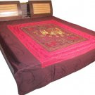Ethnic Bedspread Embroidered Wall Hanging Bed Cover Tapestry Throw coverlet Art