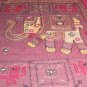 Ethnic Bedspread Embroidered Wall Hanging Bed Cover Tapestry Throw coverlet Art