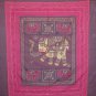 Ethnic Bedspread Embroidered Wall Hanging Bed Cover Tapestry Throw coverlet Art