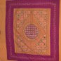 Handmade Cotton Fitted Bed Sheet Wall Hanging Bed Cover Tapestry Throw coverlet
