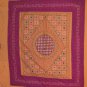 Handmade Cotton Fitted Bed Sheet Wall Hanging Bed Cover Tapestry Throw coverlet