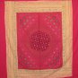 Indian Bed Sheet Embroidered Wall Hanging Bed Cover Tapestry Throw coverlet Art