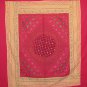 Indian Bed Sheet Embroidered Wall Hanging Bed Cover Tapestry Throw coverlet Art