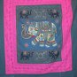 Indian Bedspread Embroidered Wall Hanging Bed Cover Tapestry Throw coverlet Art