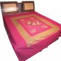 HandCrafted Bed Sheet Bedding Wall Hanging Bed Cover Tapestry Throw coverlet Art