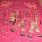 HandCrafted Bed Sheet Bedding Wall Hanging Bed Cover Tapestry Throw coverlet Art