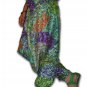 Green Designer Harem Floral Print Pants Baggy Genie Trouser Jumpsuit Boho Gypsy