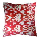 New Cushion Cover Whole Sale Lot Pillow Covers 16 X 16 Throw Ikat Print Kantha,