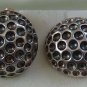 NAVIKA STERLING SILVER .925 GOLF BALL  EARRINGS!  Heavy 10.4g!