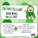 20 Personalized 1.55 oz Candy Wrappers Welcome Little Sweet Pea