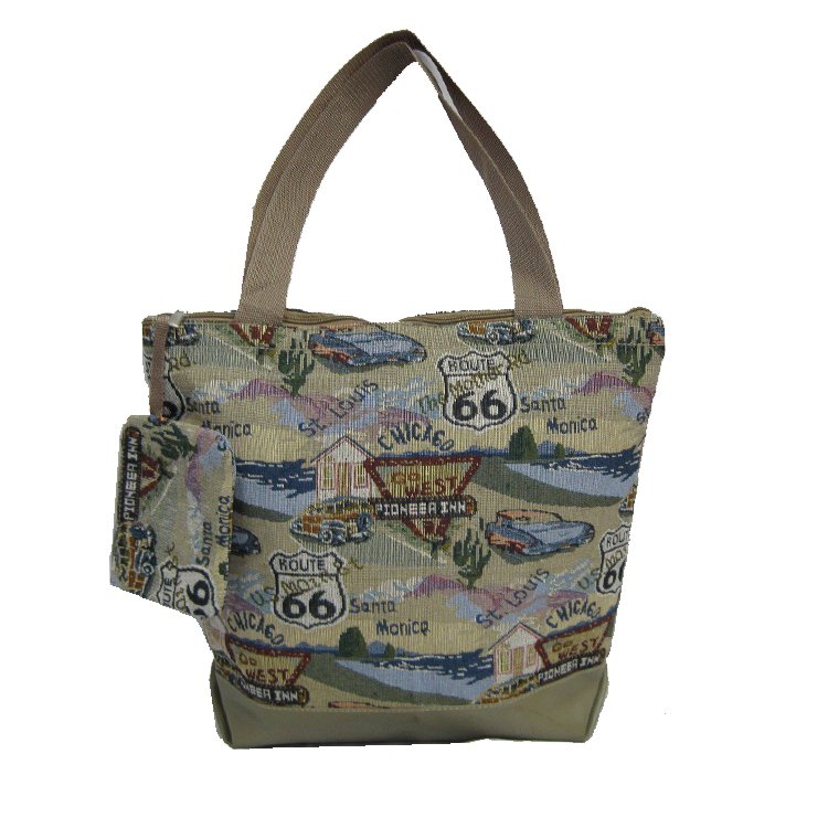 Route 66 Shopping Bag 17"