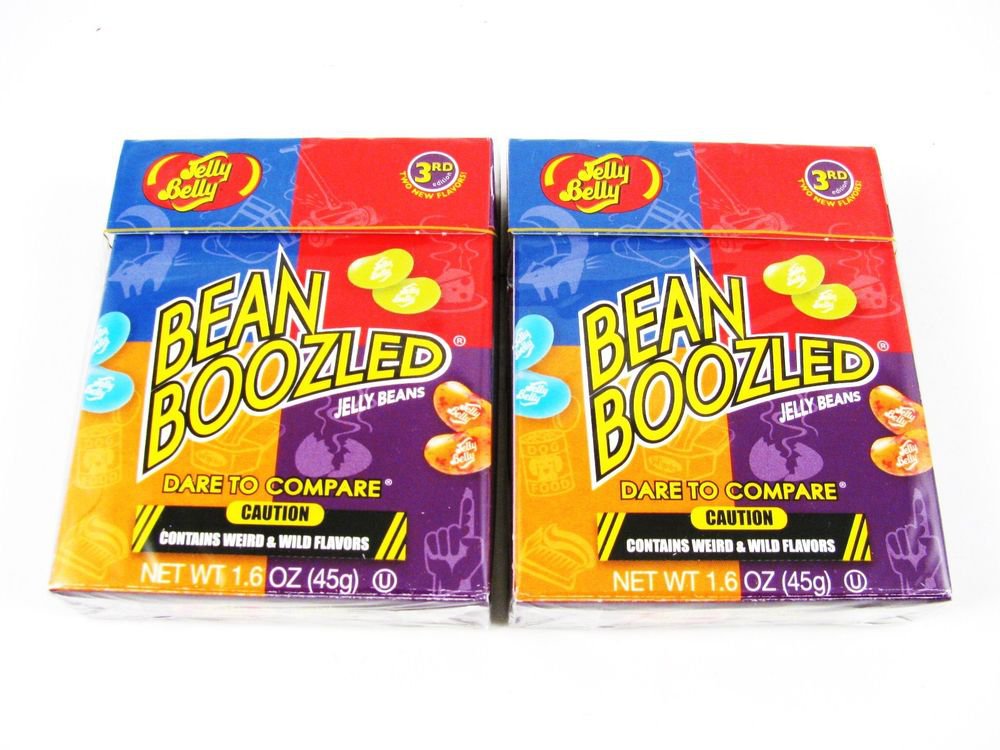 2 Pack Bean Boozled 5TH Ed 1.6 oz Weird & Wild Flavors Jelly Belly Candy