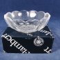 VAL SAINT LAMBERT Set of 4 GARDENIA Brussels Crystal Glass Candy Dish Bowl 6" Fast Free Ship