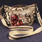 COACH Crossbody Shoulder Bag POPPY Graffiti Glam Floral Silver Pink Black White Fast Free Ship COACH Crossbody Shoulder Bag POPPY Graffiti Glam Floral Silver Pink Black White Fast Free Ship