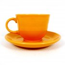 HOMER LAUGHLIN FIESTA Orange Cup Saucer Set Lead Free 6 Oz Made in USA Fast Free Ship HOMER LAUGHLIN FIESTA Orange Cup Saucer Set Lead Free 6 Oz Made in USA Fast Free Ship