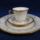 2LENOX AMANDA Set 3 Dinner Setting For One Plate Cup and Saucer China Floral USA Fast Free Ship