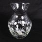 STYLESETTER St PauloCrystal Glass Bud Flower Vase Handcut Mouth Blown Germany 4" Fast Free Ship