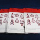1979 STITCHERY SHAPES Set of 3 Pack It's Christmas Time in Red Refiller Package Fast Free Ship 1979 STITCHERY SHAPES Set of 3 Pack It's Christmas Time in Red Refiller Package Fast Free Ship