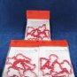 1979 STITCHERY SHAPES Set of 3 Pack It's Christmas Time in Red Refiller Package Fast Free Ship