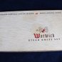 WARWICK Remark O Edge Steak Knife Set of 6 Stainless Sheffield Bakelite Handles Fast Free Ship