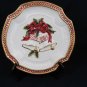 FITZ and FLOYD Holiday Bells Canape COOKIE PLATE Handcrafted 2063/133J Fast Free Ship