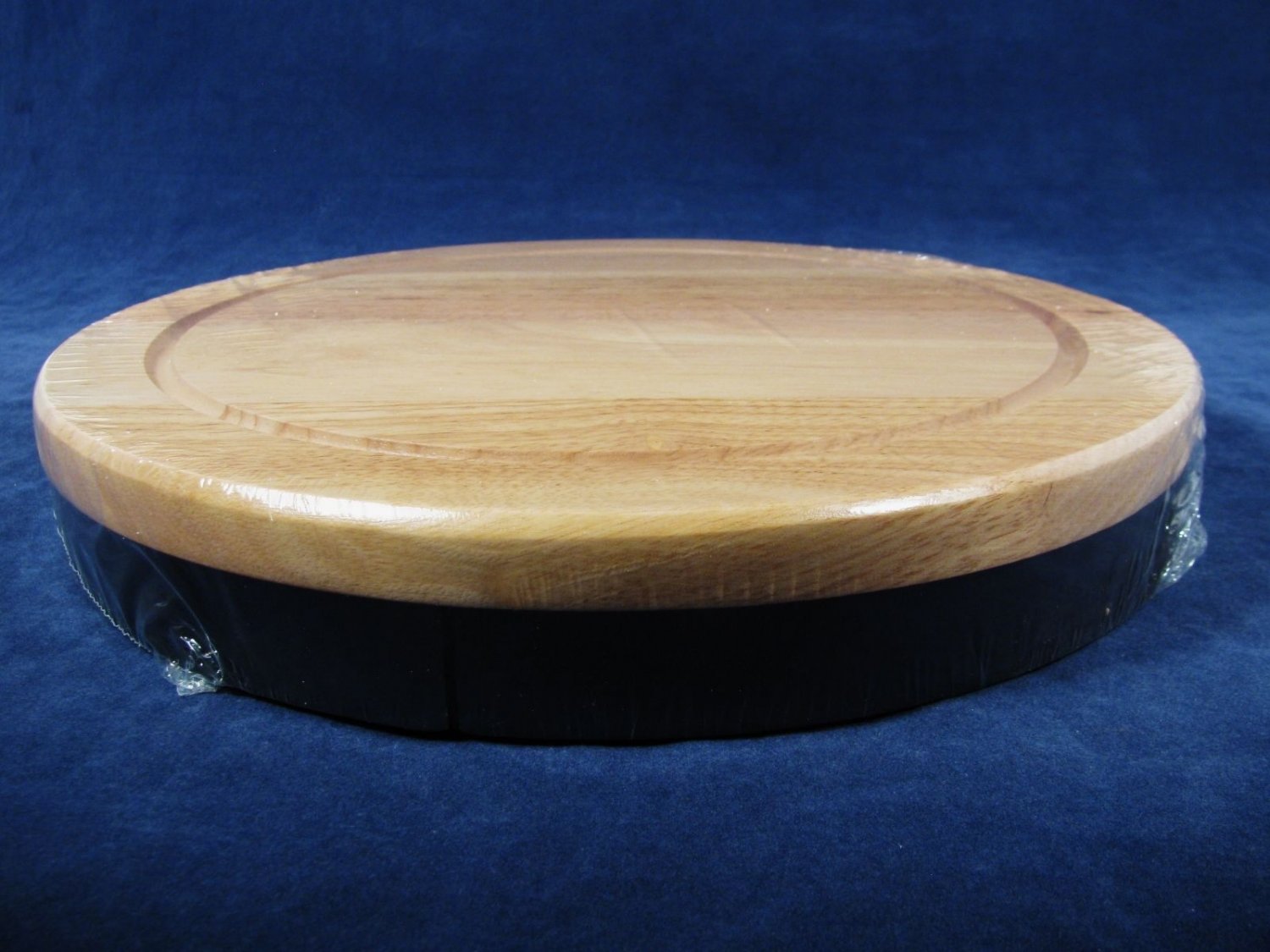 TRUDEAU Cheese Serving Set Wood Cheese Board 3 Stainless Steel Knives 1