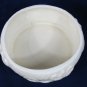 POTPOURRI Designs Porcelain Round Covered Box Rose Design White Fast Free Ship