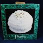 POTPOURRI Designs Porcelain Round Covered Box Rose Design White Fast Free Ship