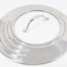 JCP COOKS Stainless Steel Universal LID Fits 8" to 12 Diameter Pan One Size Fast Free Ship