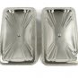 Mayell & Co Stainless Steel Glass Double Buffet Server Warmer Catering Dish Tray FREE SHIP