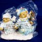 ENESCO Cherished Teddies SELMA and ARIANA Winter Wonders Faithful Friends  Fast Free Ship
