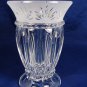 CRISTAL d' ARQUES France Carthage Crystal Glass Hurricane w/ Pillar Candle & Box Fast Free Ship