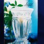 CRISTAL d' ARQUES France Carthage Crystal Glass Hurricane w/ Pillar Candle & Box Fast Free Ship
