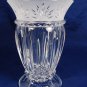 CRISTAL d' ARQUES France Carthage Crystal Glass Hurricane w/ Pillar Candle & Box Fast Free Ship