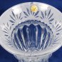 CRISTAL d' ARQUES France Carthage Crystal Glass Hurricane w/ Pillar Candle & Box Fast Free Ship