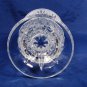 CRISTAL d' ARQUES France Carthage Crystal Glass Hurricane w/ Pillar Candle & Box Fast Free Ship