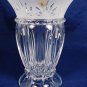CRISTAL d' ARQUES France Carthage Crystal Glass Hurricane w/ Pillar Candle & Box Fast Free Ship