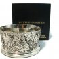 Vintage Bottle Coaster F. B. ROGERS Silver Company Strawberry Design Rare w/ Box Fast Free Ship