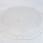 Mikasa Frosted Glass Round Serving Hostess Dish Platter 15" Santa Sleigh Retired Fast Free Ship