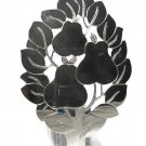 Wm A Rogers Pear Fruit Tree Trivet Silver Plated Wall Hanging
